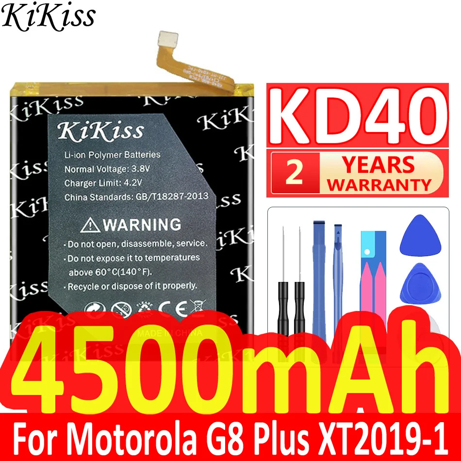 Mobile Phone Battery 4500mAh Safe For Motorola Moto G8 Plus XT2019-1 XT2019-2 KD40