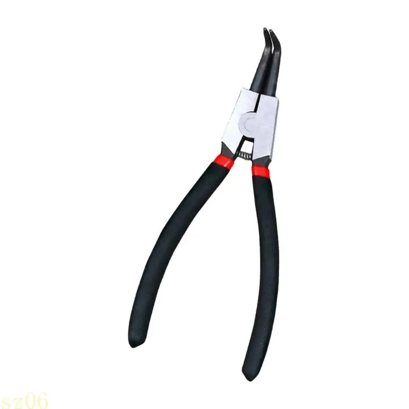 Q2Q4 9inch Rings Pliers Circlip Plier Internal/External Heavy Duty for Rings Remover Retaining Straight Bent Lock