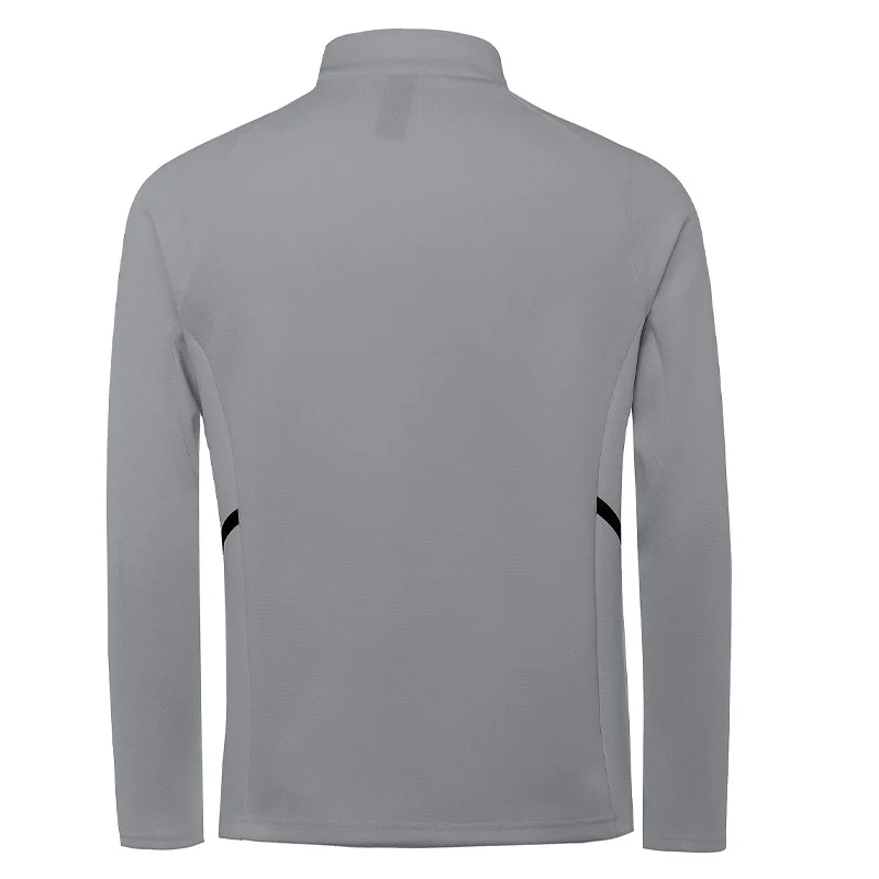 Running Men Jacket Sport Long Sleeve Stand Collar Zipper Bodybuilding Coat Sportswear Gym Joggers Training Fitness Sweatshirt