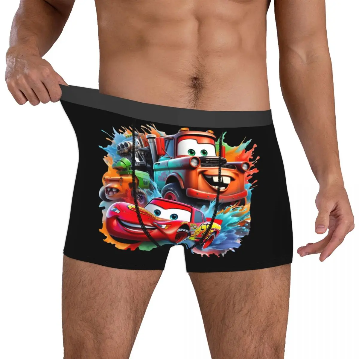 

Мужские боксеры Custom Lightninges Anime McQueenes, красочные трусы, крутые трусы