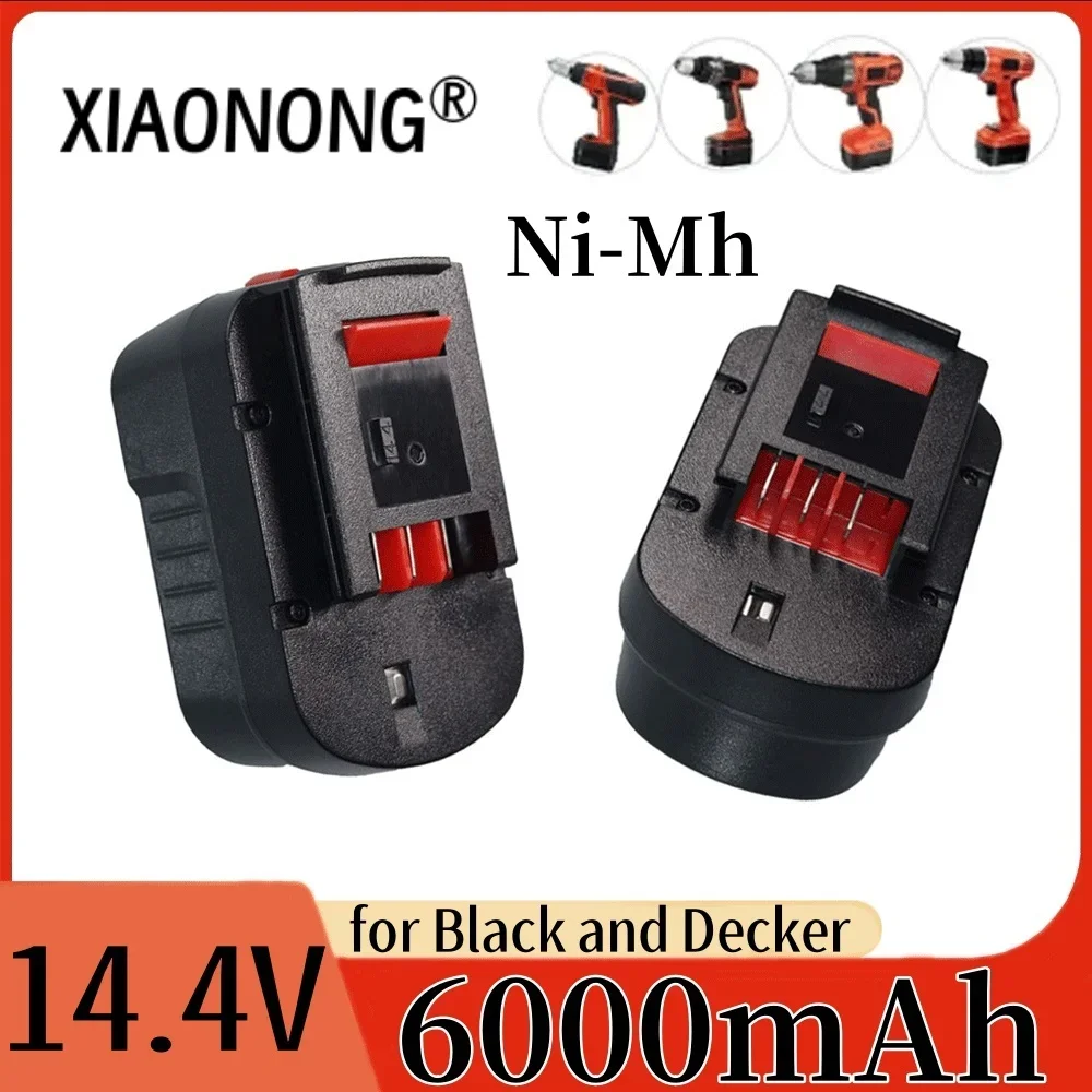 

14.4V 4000/5000/6000mAh rechargeable battery suitable for Black&Decker 14.4V wireless power tools