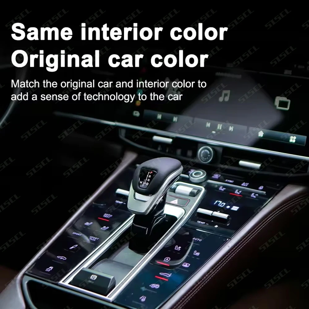 

For Porsche Panamera 970 2010-2016 Car Aircraft Gear Handle Automatic Gearbox Gear Shift Knob Lever Cover Interior Modification