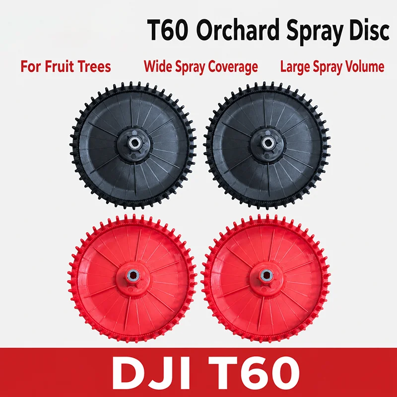 2PCS For DJI T60 Fruit Tree Sprayer Nozzle Agricultural Drone Accessory Wide Spray High Atomization Red Black Replacement Part