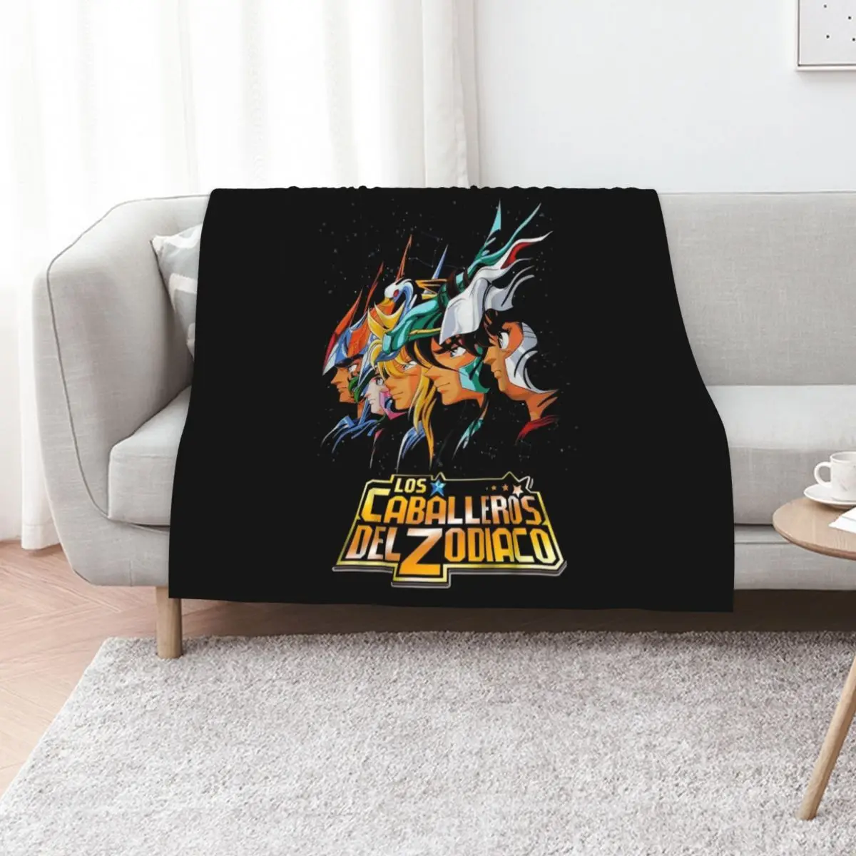 

LOS CABALLEROS DEL ZODIACOPoster Throw Blanket Luxury St Nap for babies Sleeping Bag Blankets