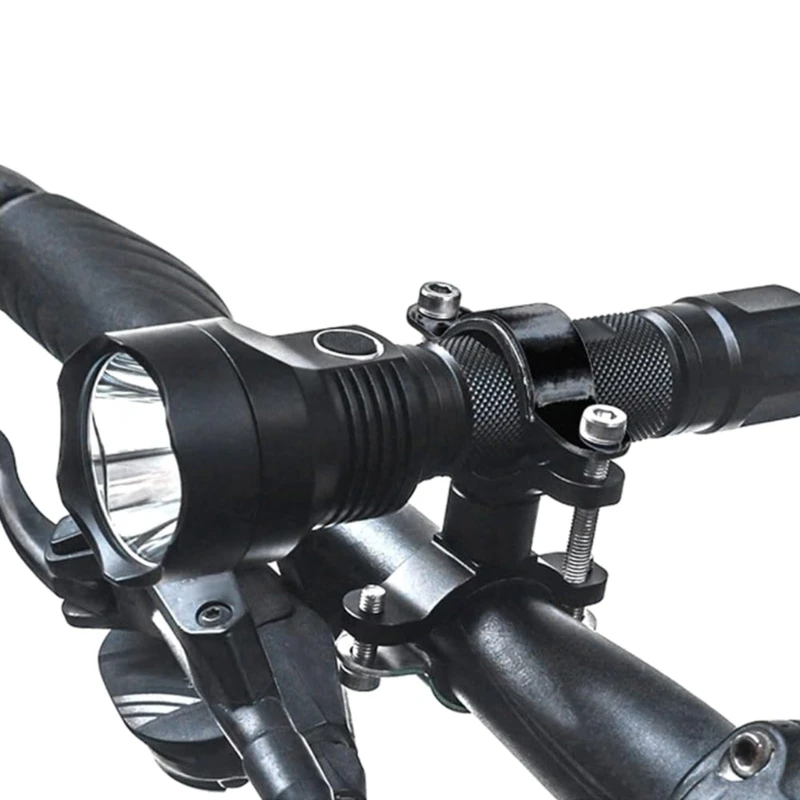 Bike Flashlight Holder Cycling Bicycles Light Mount Holder Flashlight Torch Clip Clamp Riding Biking Bike Light Bracket