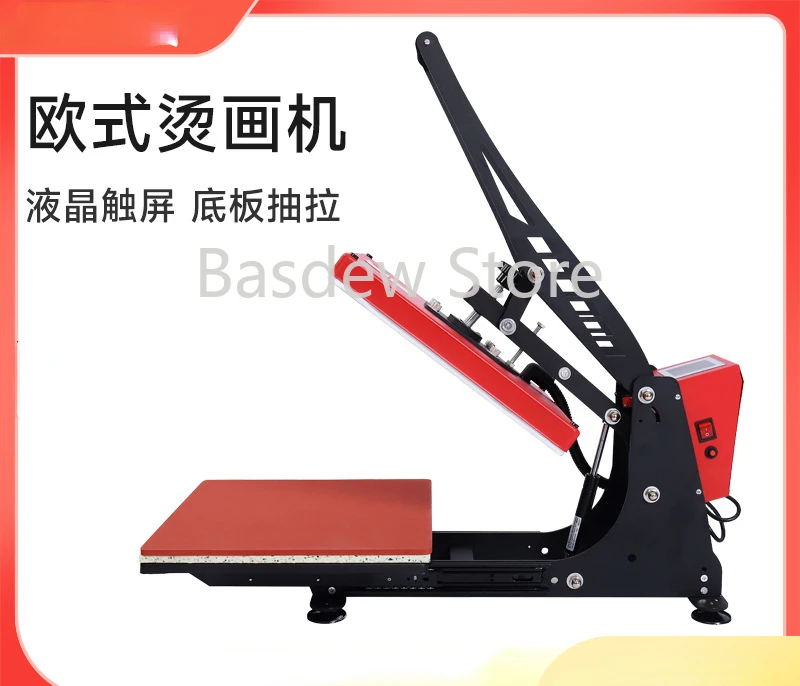 HighPressure Flat Heat Press Machine Clothes Printed Rhinestones Press Lining Brocade Flag Foaming Machine Press Ironing Machine