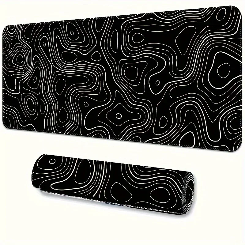 

1PC Large Mouse Pad, Office Gaming Table Mat, Non-slip Rubber Base Washable Mouse Pad For Work, Gaming And Office