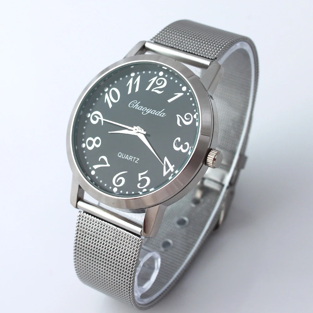 أزياء كوارتز ساعة سوار ساعة يد بسيطة للرجال والنساء #2