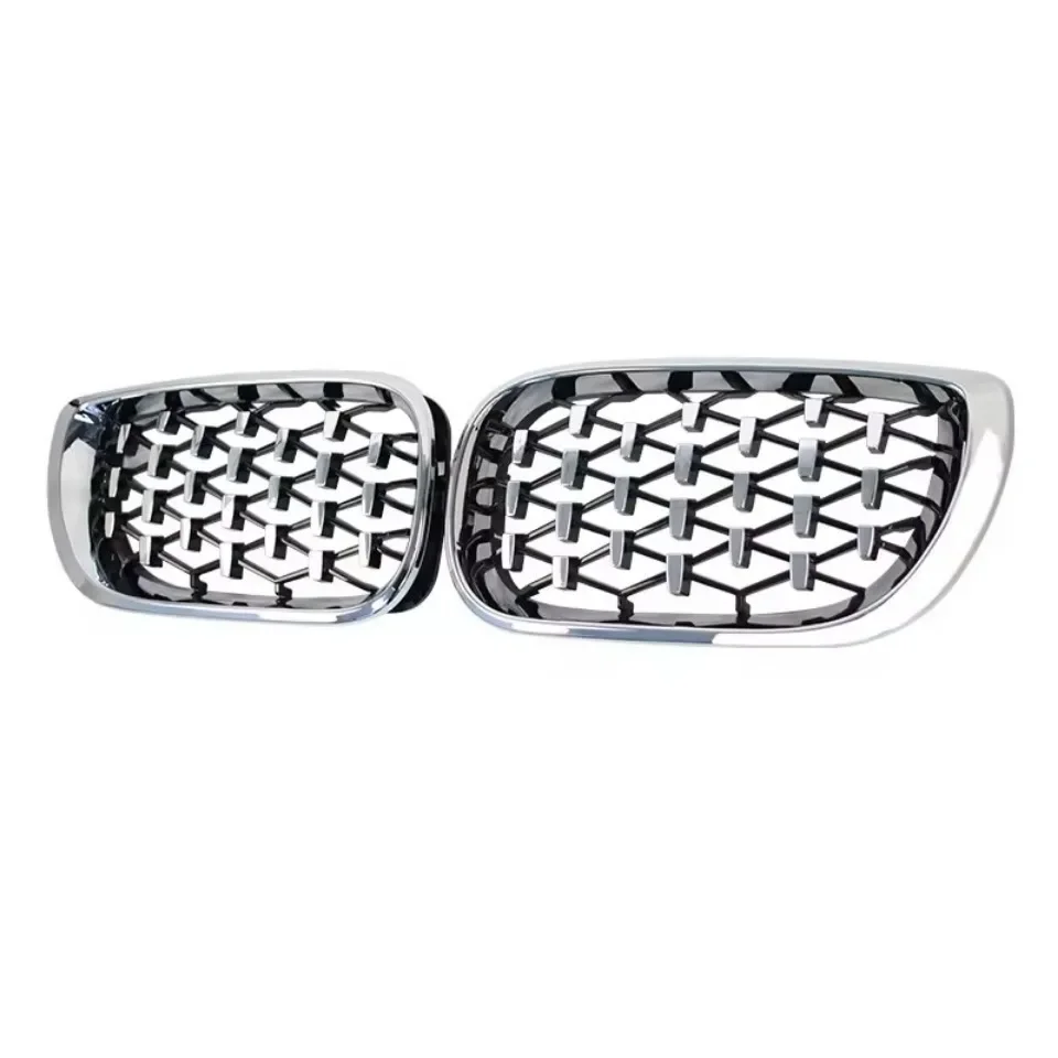 XVIP Gloss Single Line Style Front Nieren-Renngitter für BMW 3er E46 325i 4-Türer 2002–2004 obere Grills im Diamanten-Stil – Detail 16