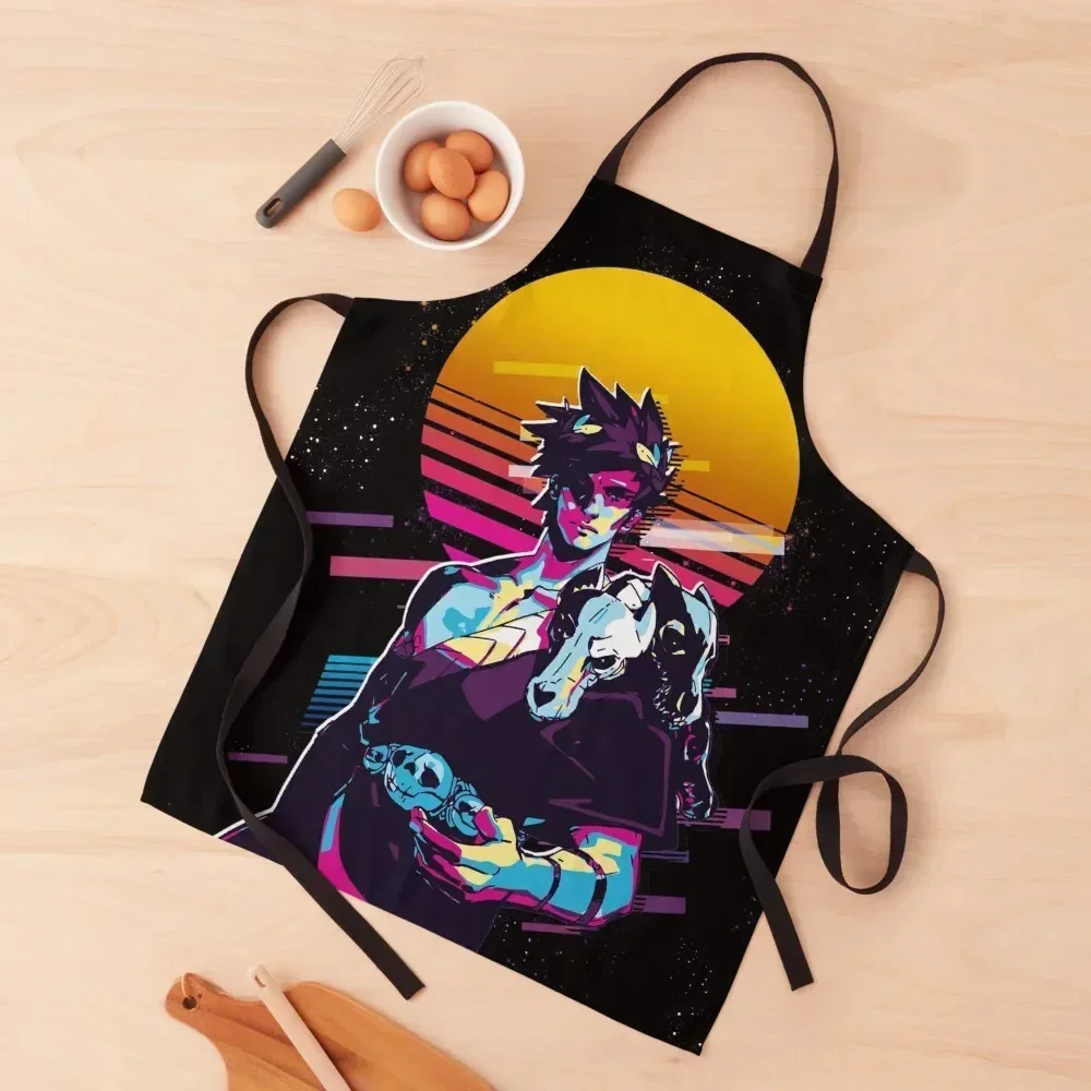 

Zagreus - Hades (80s Retro) Apron Beauty Barber Hairdressing Hairdresser Accessories Kitchen Household Items Apron