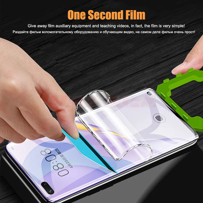 3PC Full Cover Curved Soft Hydrogel Film For Huawei Nova 2 2s 3 3i 4 5 7 8 P20 P40 Pro P30 Lite 6 SE Screen Protector No Glass