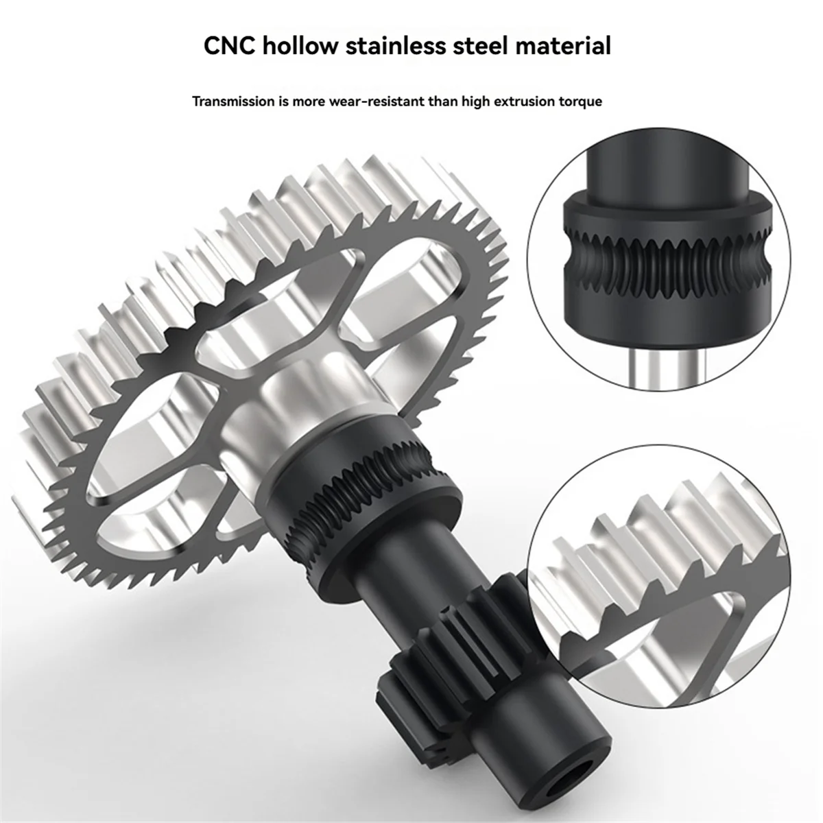 CHYY 新しいミニ CNC 平歯車キットナノコーティングされたステンレス鋼、高精度押出機ギアホット