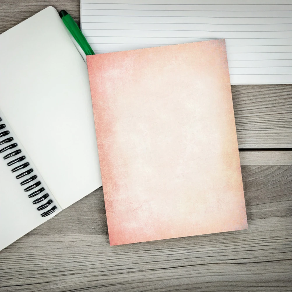 

60pcs Vintage Letter Paper Retro Writing Certificate Diy Decor Stationery Printer Paper A4 Double Sided Blank