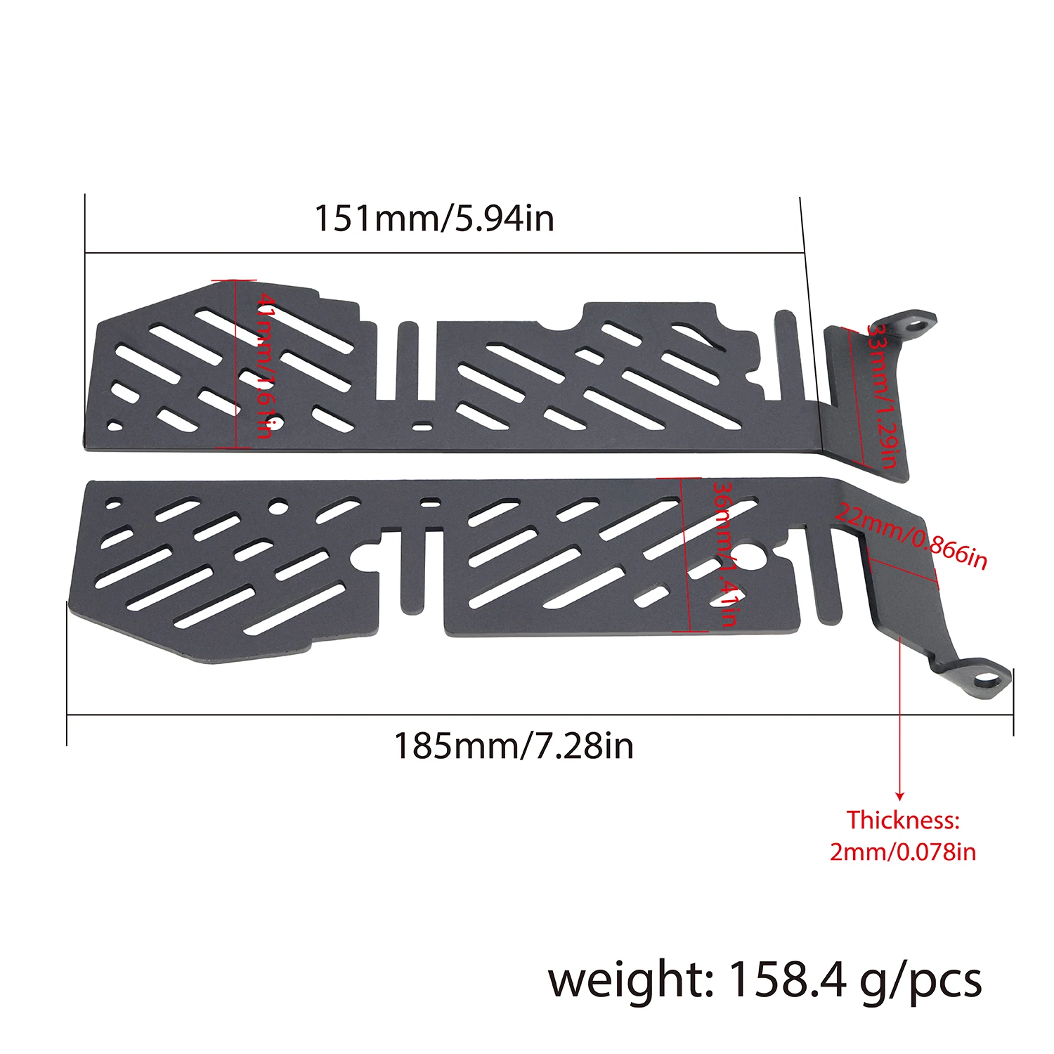 Osłona podwozia ze stali nierdzewnej, płyta ochronna, osłona akumulatora do 1/10 RC Crawler Trx4 Bronco Defender 82046-4 92076-4 K5