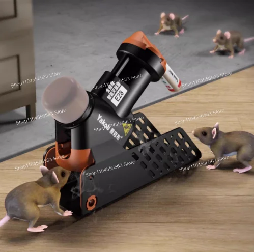 

Humane Mouse/Rat Trap - Auto Reset Multi-Catch Cage No CO2 Needed (Child/Pet Safe)