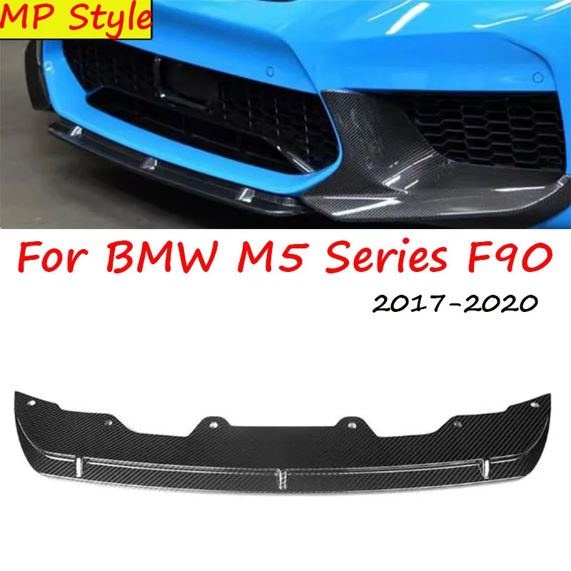 

Настоящий сухой передний диффузор из углеродного волокна, бампер для BMW M5 серии F90 Pre-LCI MP/MT Style 2017-2020 1 шт./шт.