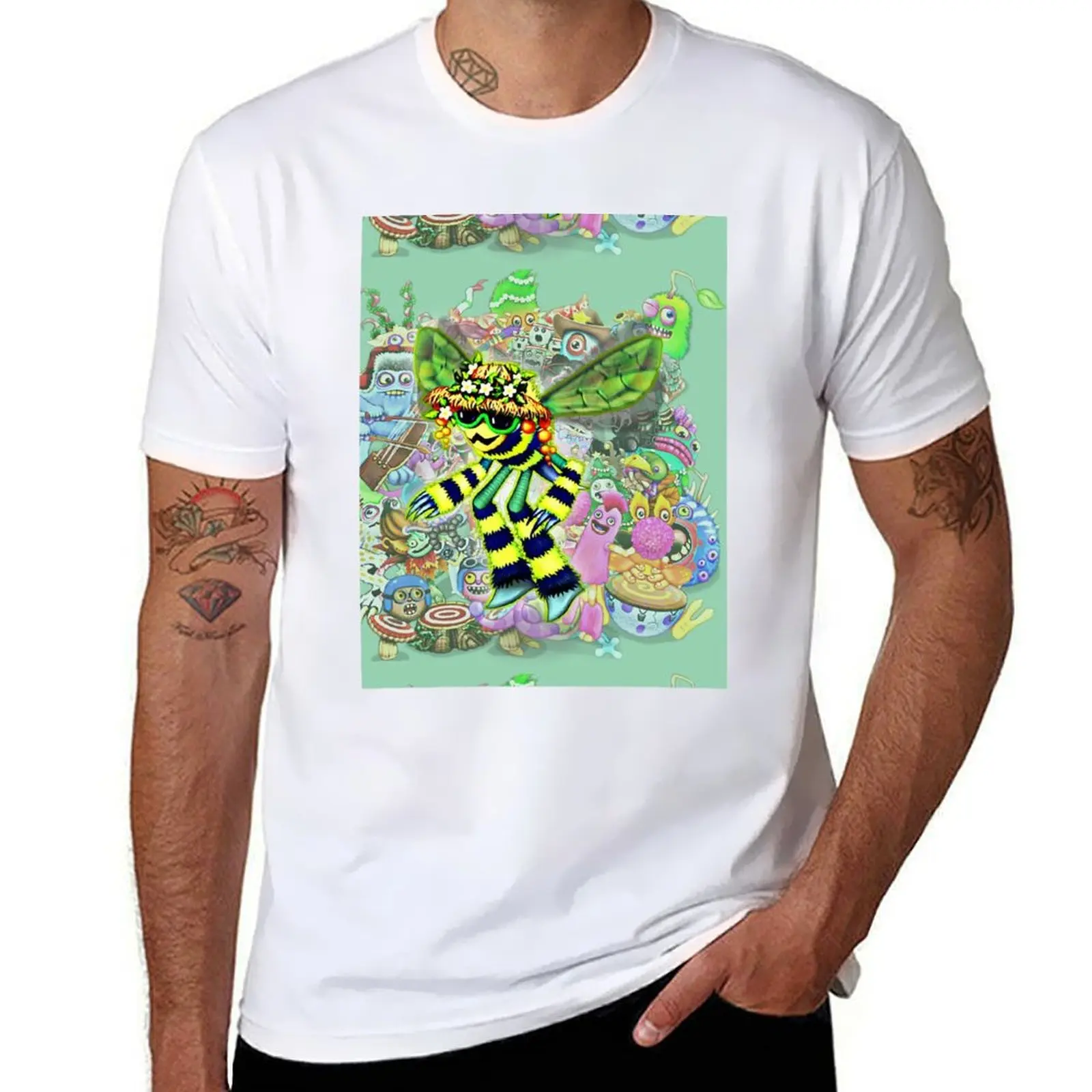 

My Singing Monsters characters Humbug Graphic T-Shirt t shirt man cotton mens graphic t shirts T-Shirt