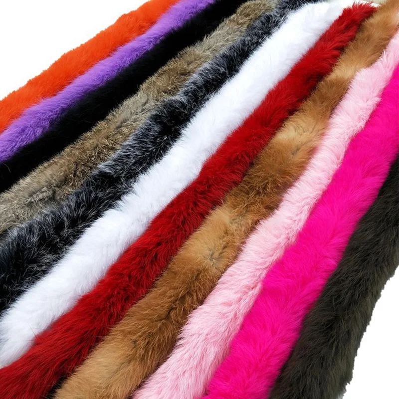 5M Artificial Rabbit Fur Ribbon Trim Tape DIY Fluffy Faux Fur Strip Trimming Sewing Costume Craft Clothing Garment Materials