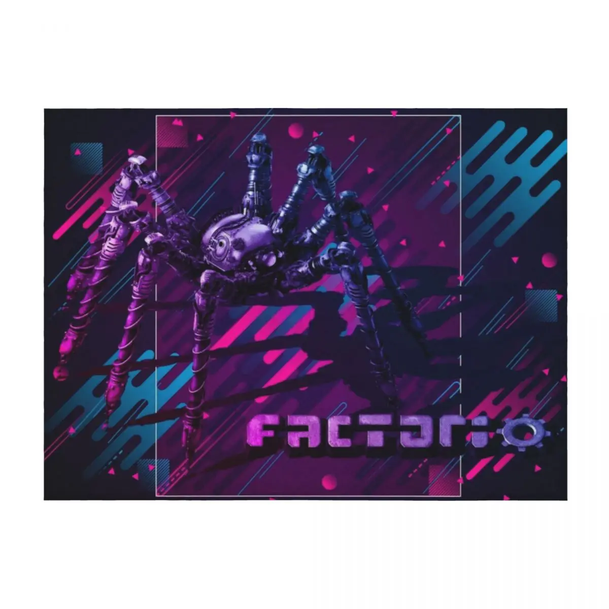 

Factorio Modern Graphic Design Throw Blanket for sofa Designers Extra Large Throw Soft Plaid Blankets