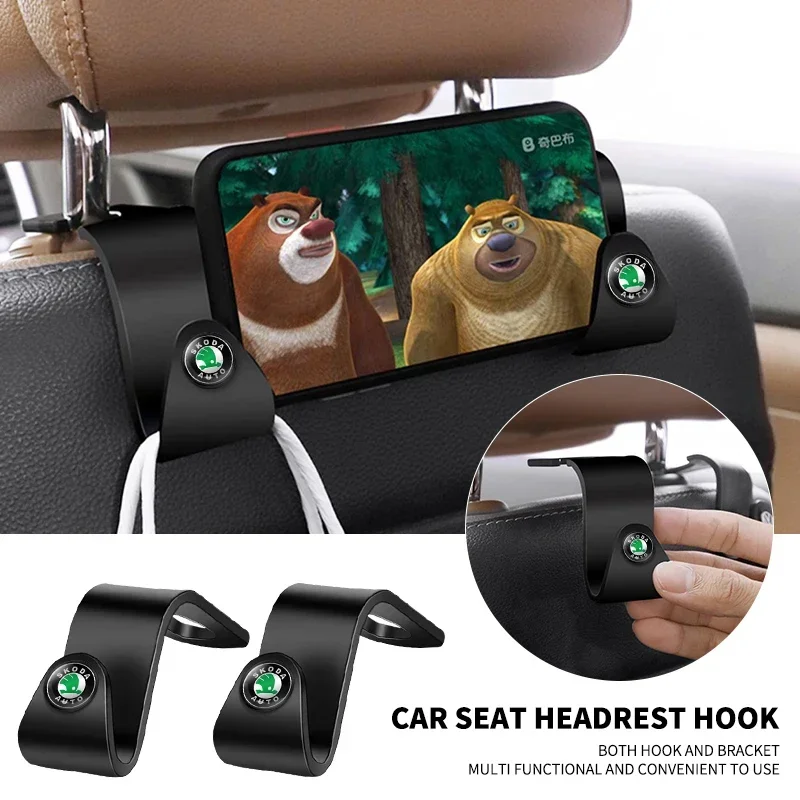 2Pcs Car Seat Headr… - image