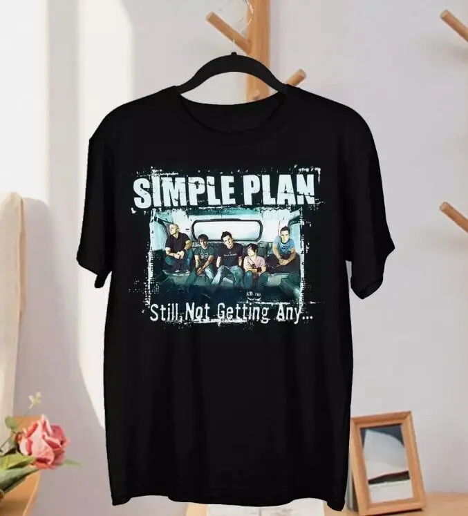 

Simple Plan Band T Shirt Black Size S M L 234XL Cotton EE081