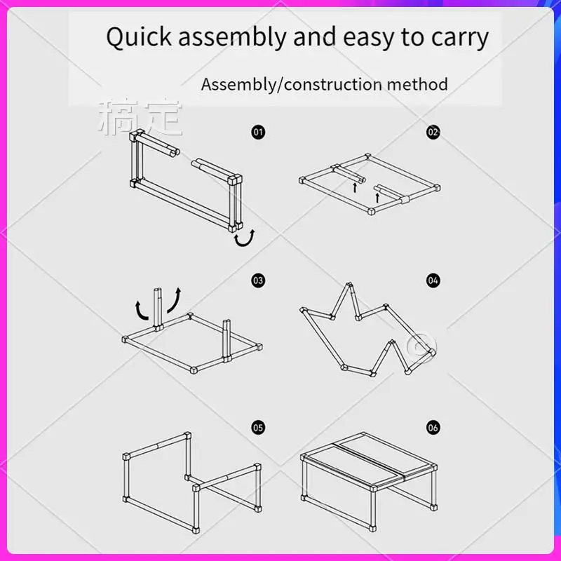 

AUU-Multi-Functional Outdoor Table Folding Outdoor Table Camping Picnic Portable Tea Windshield Picnic Part