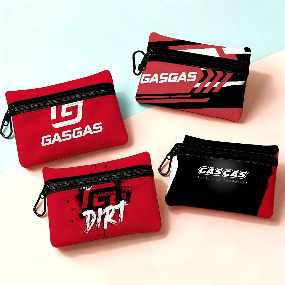 G-GasGas M-Motor Wear-resistant Oxford Cloth Coin Purse Portable Backpack Hanging Card Storage Bag