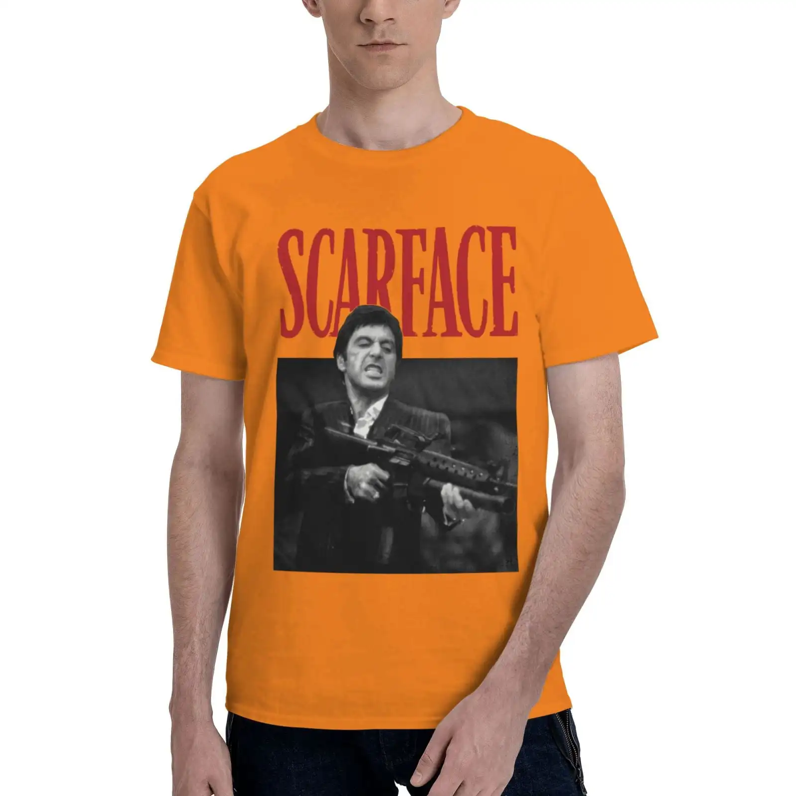 Scarface Movie Al Pacino Outfit Shirt Men Women Tony Montana Vintage Pure  New Arrival Clothing  All-match Classics Unique