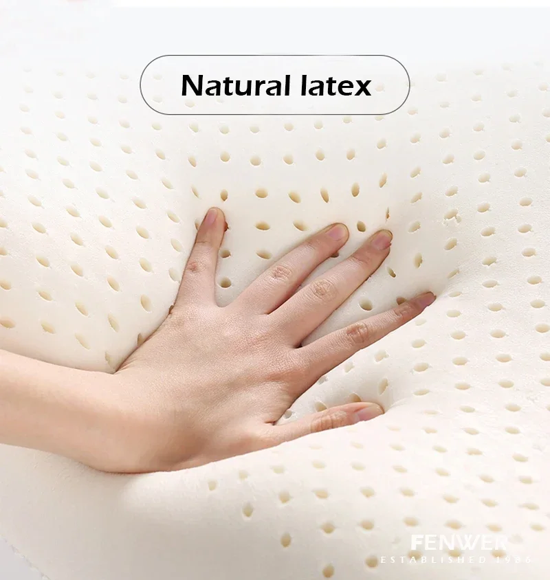 FENWER 100% Natural Latex Mattress Natural Rubber Pure Mattress 2.5/5/7.5/10cm thickened Home Bedroom Cushion Mat