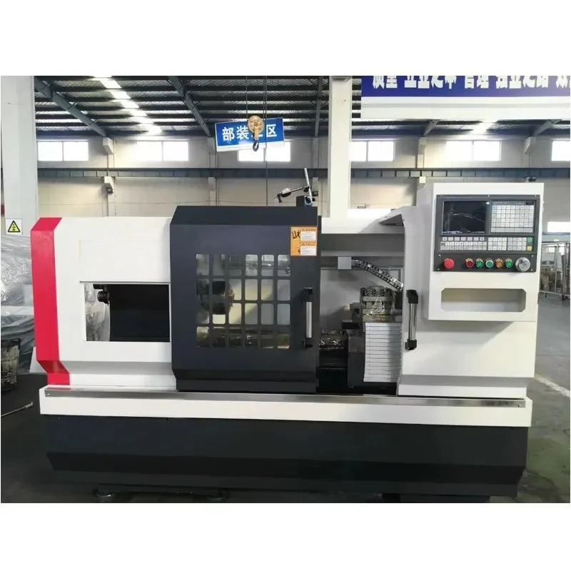 Hongda CK6136 Mini CNC Lathe Optional Normal Semi-Automatic Single GSK Structure Horizontal Flat Bed Lathe