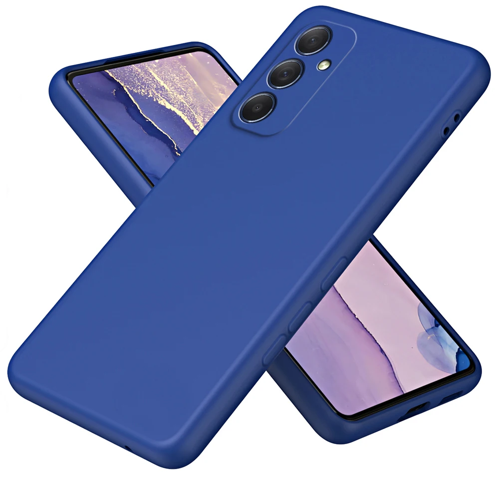 Luxe Vloeibare Siliconen Telefoon Case Voor Samsung Galaxy A16 A26 A36 A56 A06 A05 A05S A15 A25 A35 A55 5G Covers