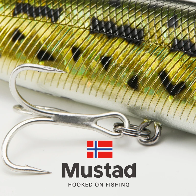 Stickbait Flutter Hundente – Acción temblante, anzuelos Mustad - imagen 5