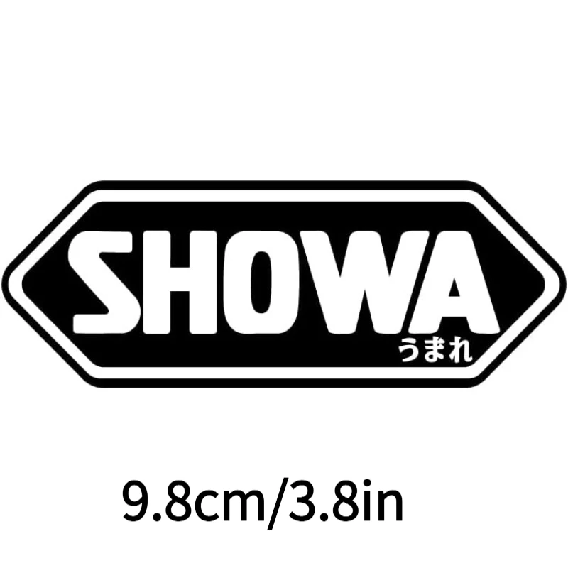 2pcs 4pcs/1Set Showa Born Retro Car Vinyl Decal Sticker Waterproof Single Use for Motorcycle Laptop Window Wall