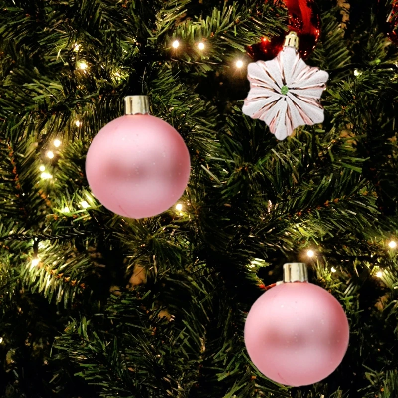 Confezione ornamenti per albero Natale da 29 ciondoli a stella con palline per decorazioni festive