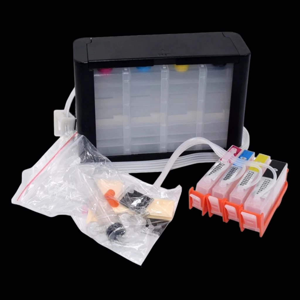 

America 4Colors HP564XL 564 Continuous Ink System With Chip For HP Photosmart B209A B210A B109A B109N B210B 3522 3526 Printer