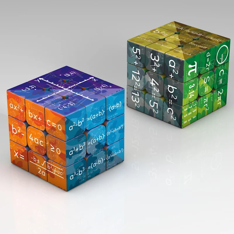 3x3x3 Magic Puzzle Cube  Math Chemistry Element Pattern Cubo Children's Gifts Educational Fidget Toys