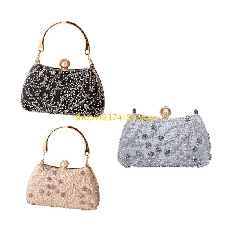 

G5AE Клатчи Кошельки Женская сумка на плечо Жемчуг Кошельки и сумки для свадебной вечеринки