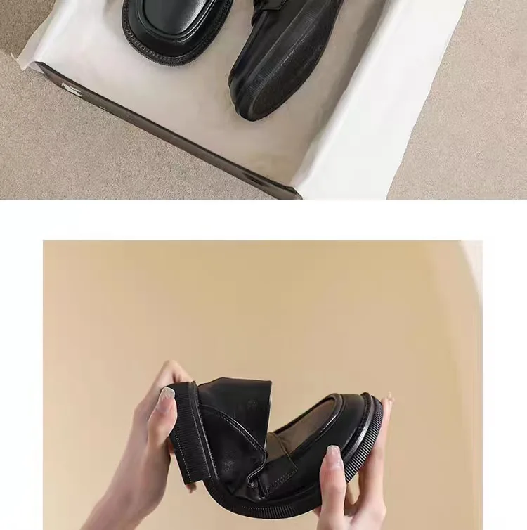 Damen-Loafer mit weicher Sohle - Bequeme Slip-On Flats, geeignet für Pendeln und Freizeitkleidung, minimalistisches Design, Mutter-Schuhe – Detail 10