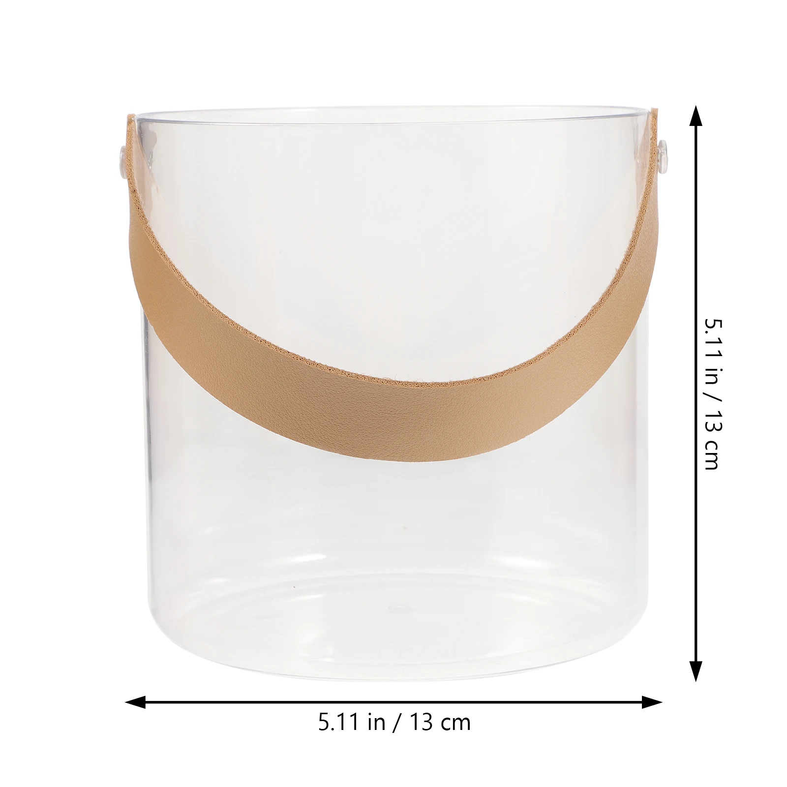 

1pcs Large Capacity Ice Wine Bucket Storage For Beer Home Bar Ktv Restaurant Ice Cube Container With Handle