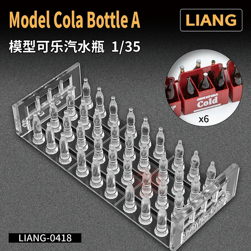 

LIANG Model Scene Makeover Accessories 0418 0419 Coke Soda Glass Bottle 1/35