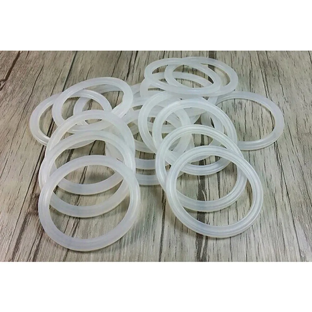 

4 pcs Insulation Cup Lid Seal 5.6Cm Outer Diameter 4.3Mm Inner Diameter 0.3Cm Thick Silicone Seal Ring For Vacuum Bottle