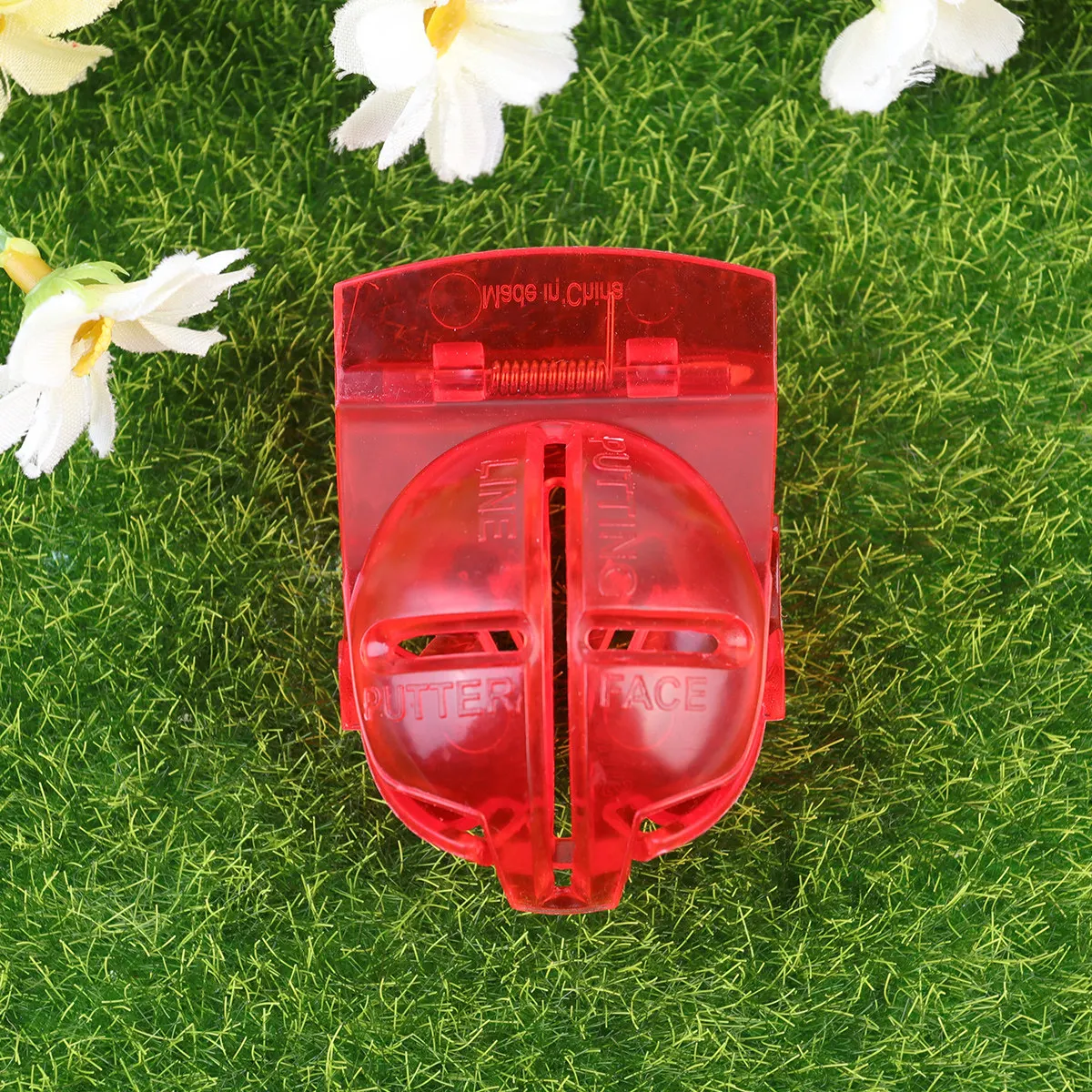 5Pcs Professional Golf Ball Liner Marker Tool Convenient Compact Size Fits Bag Both Sides Marking for Putting Swing Alignment