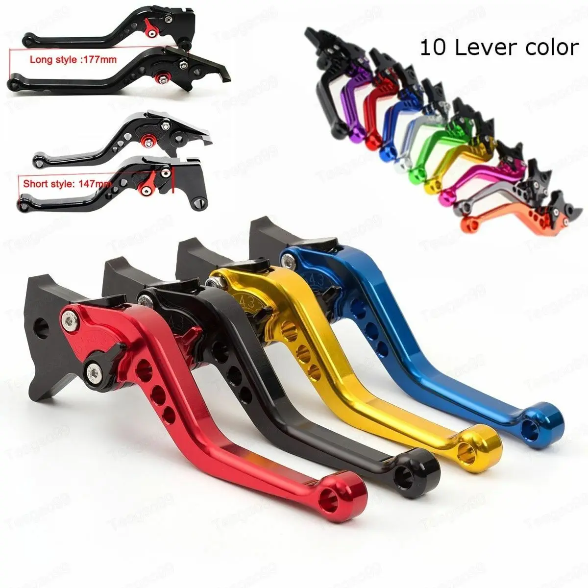 Short/Long CNC Adjusting Clutch Brake Levers Set For Ducati 1199 PANIGALE/S/Tricolor 2012-2015 2013 2014