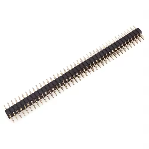 5 Pcs Round Hole Pin Header 2.0MM/2.54MM Pitch Row Female/Male, Single Row 1x40P Row 2x40P Double Row Pin Round Pin Gold Plated - Image 4