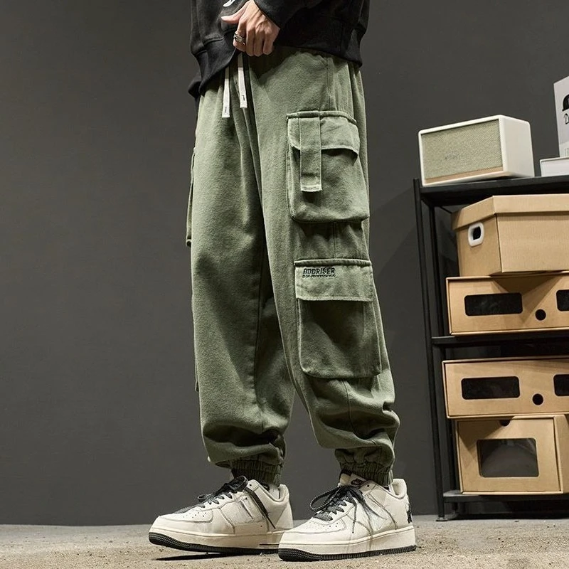 

Multi Pocket Loose Trousers Man Cheapest Luxury New in Slacks Designer Harajuku Aesthetic Y2k Vintage Casual Cargo Pants for Men