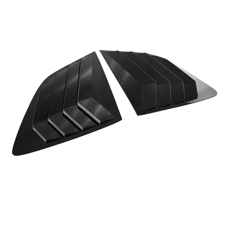 2PCS Racing Style Rear Side Window Louvers Air Vent Scoop Shades Panel Cover Trim For Honda CRV 2023, ABS