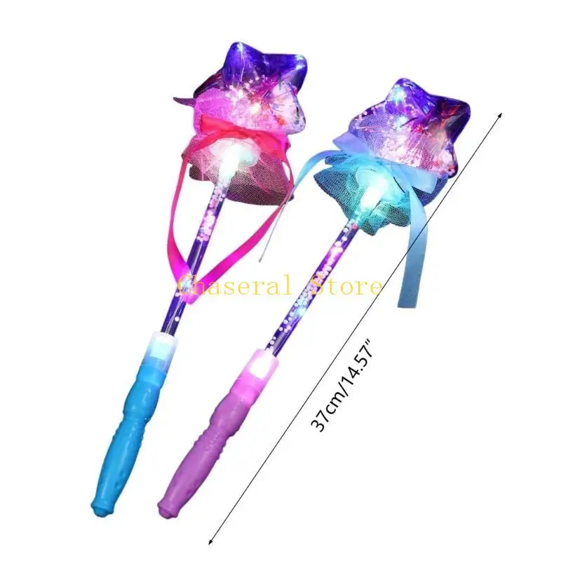 E7ce dziewczyna magiczna różdżka księżniczka kibic glowinthe ciemne dzieci prezent urodzinowy 10pcs