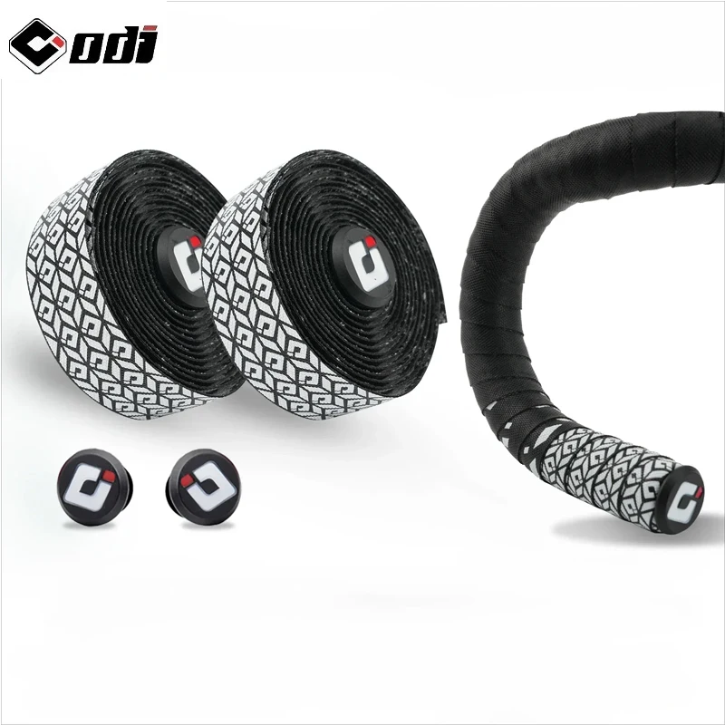 

ODI HT88 Bicycle Handlebar Grips:PU/EVA Anti-Slip, Sweat - Proof, Shock - Absorbing & Ultra - Light Gradient Road Bike Grip Tape