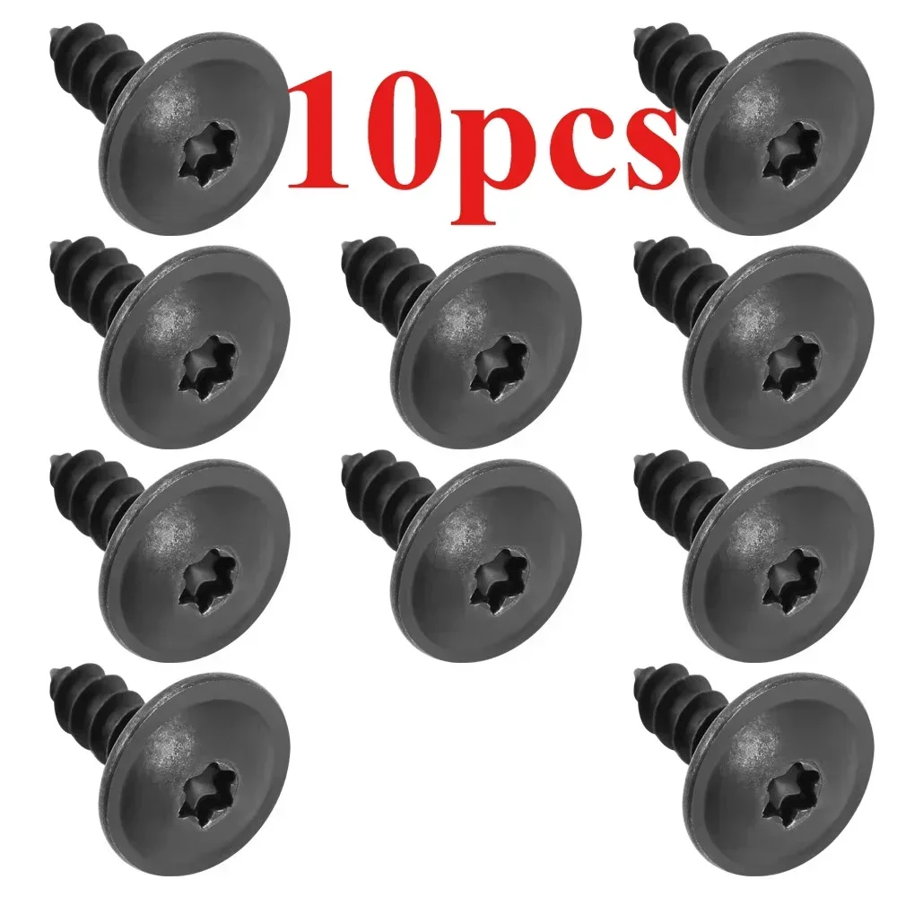 10Pcs Car Clips Fastener Tapping Screws Car Accessories For VW Polo Golf 4 5 6 7 Beetle MK3 MK4 MK5 MK6 Bora CC Passat B6 B5