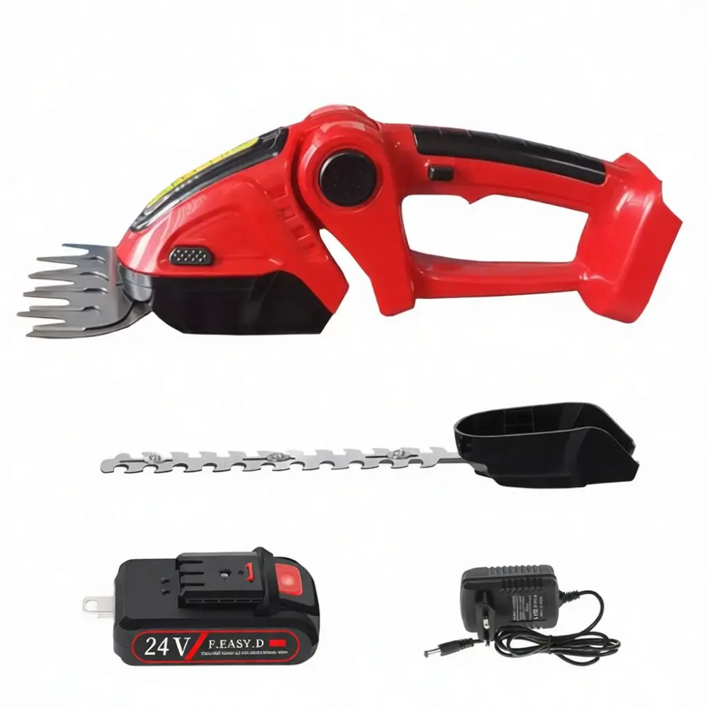Electric Hedge Trimmer Garden Grass Shear Cordless Pruning Machine Handheld Shrub Cutter Power Tool For Home Yard Hedge Care